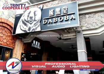Daboba Cafe trusts AVEM's audio product for their live band performance